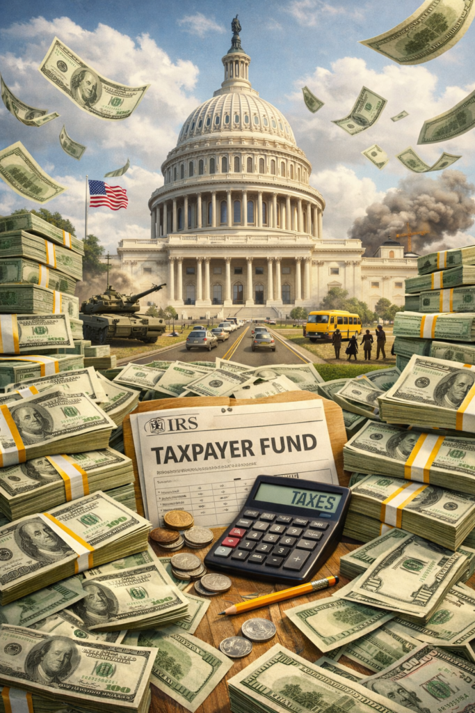 US capital...money...greed