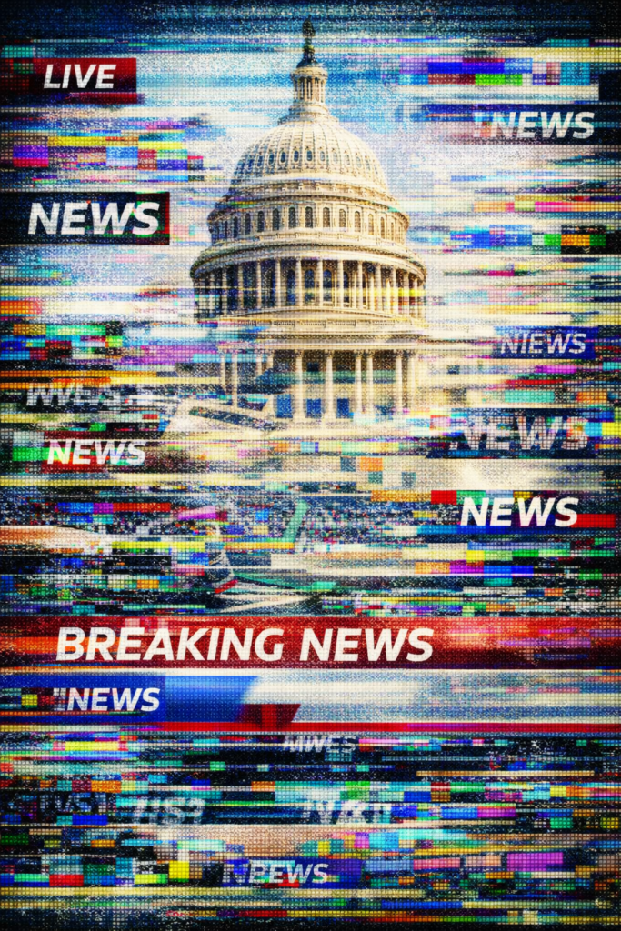 television static news concept
media distortion concept
news broadcast glitch